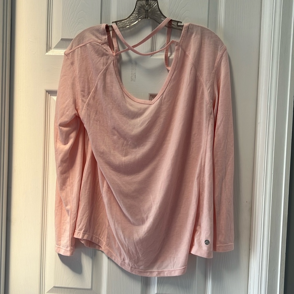 Pink workout top